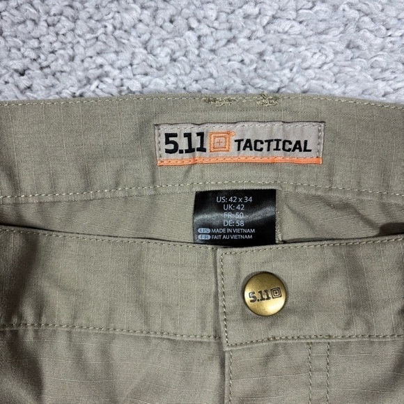 5.11 Tactical Pants Mens 42 x 34 Taclite Pro Ripstop 8 Pocket Double Knee D Ring - Picture 2 of 3